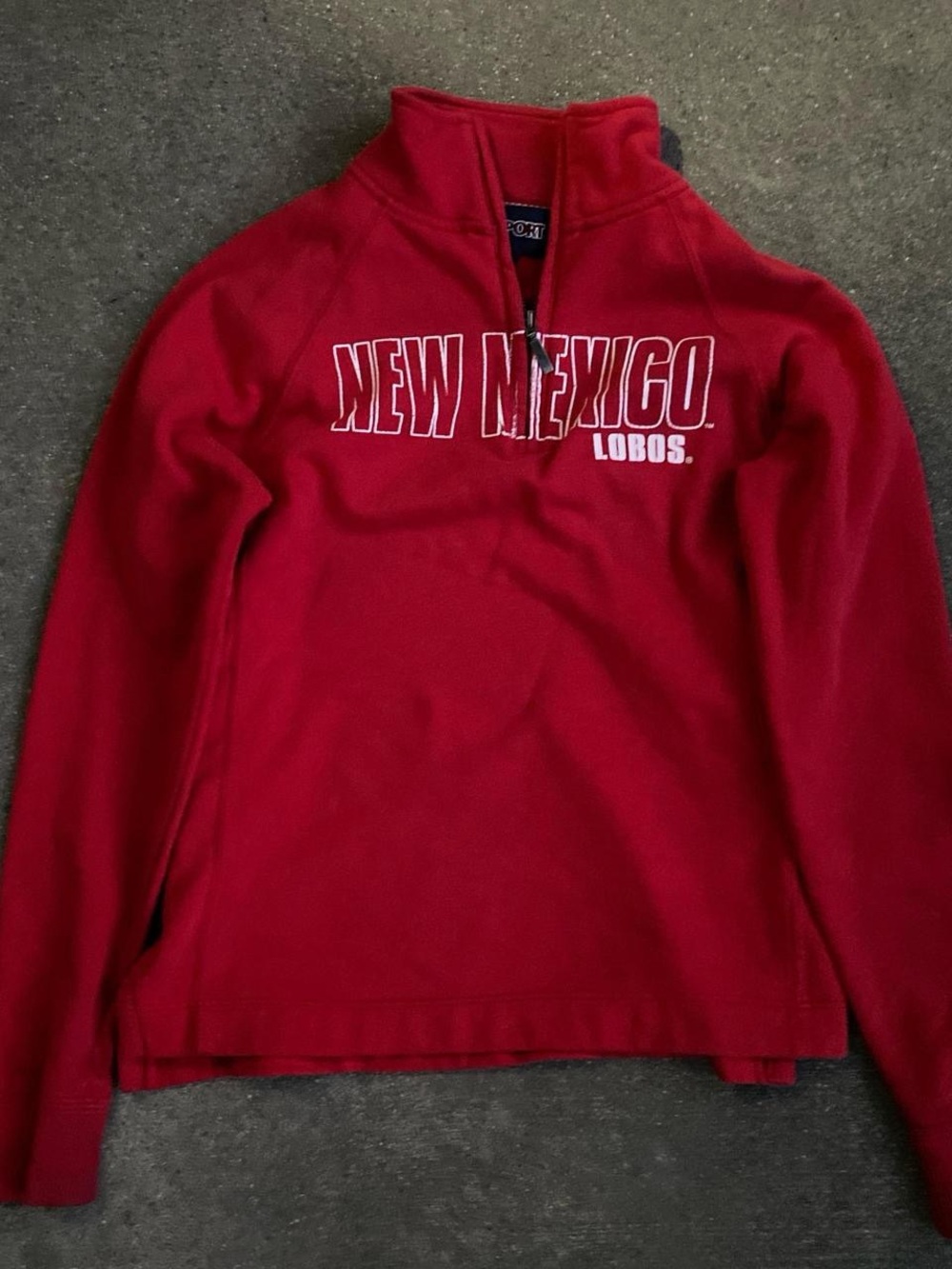 Jansport Red New Mexico Lobos Half-Zip Fleece